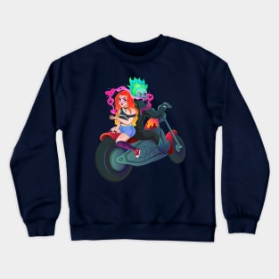 Witch and Ghost Rider Crewneck Sweatshirt